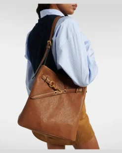 Bucket Bag Aventure aus Leder Braun