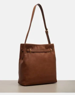 Bucket Bag Aventure aus Leder Braun