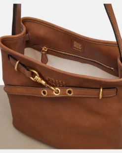 Bucket Bag Aventure aus Leder Braun