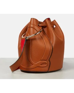 Bucket Bag By My Side aus Leder Braun