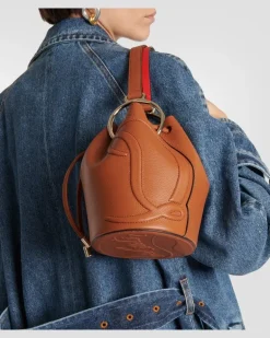 Bucket Bag By My Side aus Leder Braun