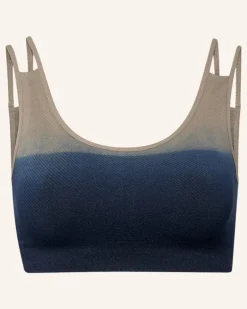 Bustier Soft Ribbed Mit Shaping-Effekt beige Blau
