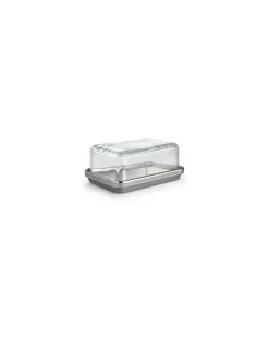 Butterdose Ettore Sottsass - Metall - polierter Stahl - Designer Ettore Sottsass