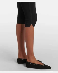 Caprihose aus Jersey Schwarz