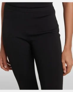 Caprihose aus Jersey Schwarz