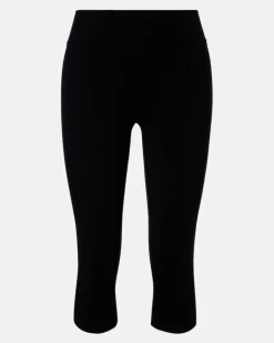 Caprihose aus Strick Schwarz