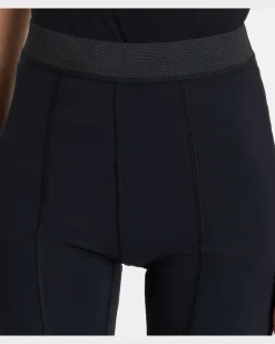Capri-Leggings aus Jersey Schwarz