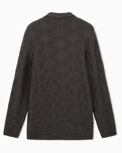 Cardigan aus Baumwollmischung Braun