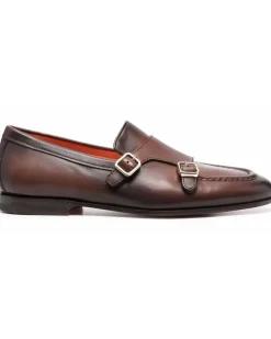 Carlos Monk-Schuhe - Braun