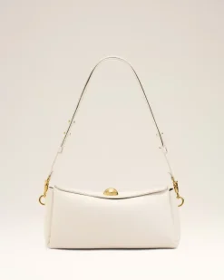 Carrousel Tasche aus weißem Rindsleder Weiß Unisex Weiss
