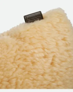 Cassette Kissen aus Shearling-Gelb - Unisex