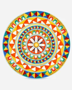 Charger Plate In Fine Porcelain - Platzteller Mehrfarbig