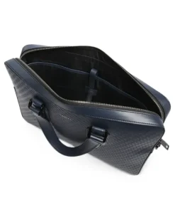 Charlie Laptoptasche mit Monogramm - Blau