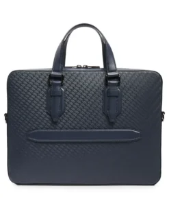 Charlie Laptoptasche mit Monogramm - Blau