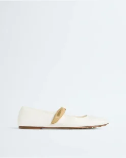 Charlotte Mary-Jane Ballerinas-Weiss - Damen
