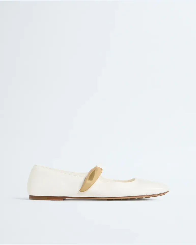 Charlotte Mary-Jane Ballerinas-Weiss - Damen