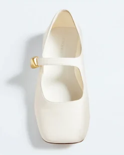 Charlotte Mary-Jane Ballerinas-Weiss - Damen