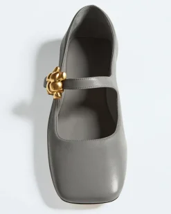 Charlotte Mary-Jane Ballerinas-Grau - Damen