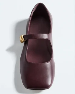 Charlotte Mary-Jane Ballerinas-Bordeaux - Damen