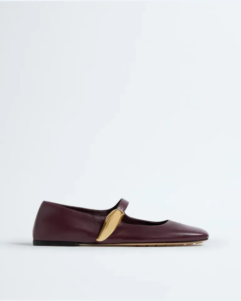 Charlotte Mary-Jane Ballerinas-Bordeaux - Damen
