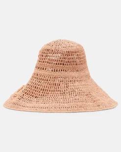 Chloé Hut aus Raffiabast Beige