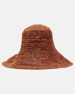 Chloé Hut Chloé aus Raffiabast Braun