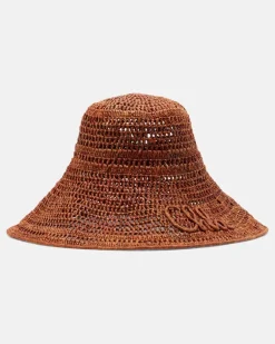 Chloé Hut Chloé aus Raffiabast Braun