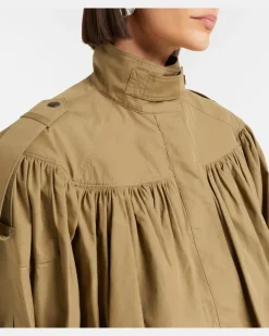 Chloé Trenchcoat aus Baumwollpopeline Braun
