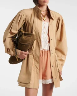 Chloé Trenchcoat aus Baumwollpopeline Beige