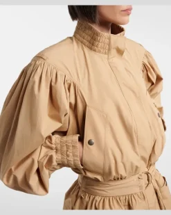 Chloé Trenchcoat aus Baumwollpopeline Beige