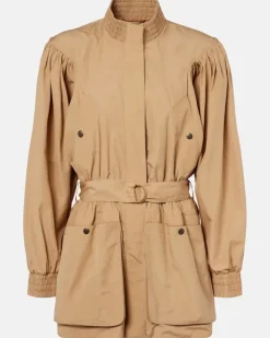 Chloé Trenchcoat aus Baumwollpopeline Beige