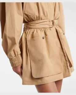 Chloé Trenchcoat aus Baumwollpopeline Beige