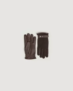 Christopher Cashmere/Elkskin Glove Espresso Braun