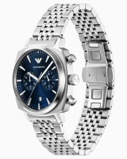 Chronograph aus Edelstahl Mehrfarbig