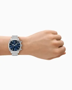 Chronograph aus Edelstahl Mehrfarbig