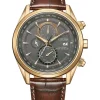 Chronograph Funkuhr Gold