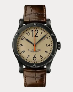 Chronometer 45 MM aus Stahl Green