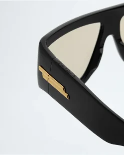 Classic Shield-Sonnenbrille-Schwarz - Unisex