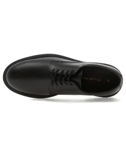 Clean Derby-Schuhe - Schwarz