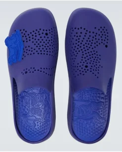 Clogs aus Gummi Blau