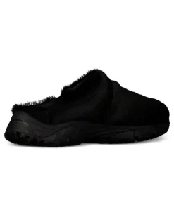 Clog 1 Schuhe mit Pony-Effekt - Schwarz