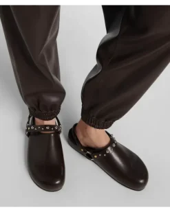 Clogs Elyse mit Nieten elyse Braun