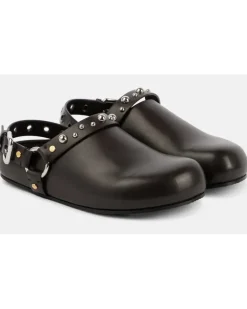 Clogs Elyse mit Nieten elyse Braun