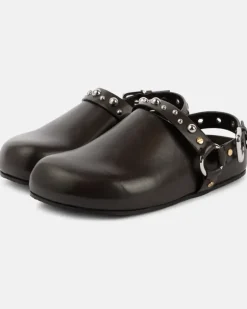 Clogs Elyse mit Nieten elyse Braun