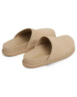 Clogs mit Monogramm - Nude