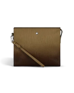 Clutch aus Corteccia-Sfumato-Leder - Sandfarben - Leder - MB220270 - Clutches