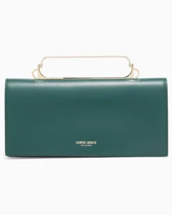 Clutch aus Leder GrüN
