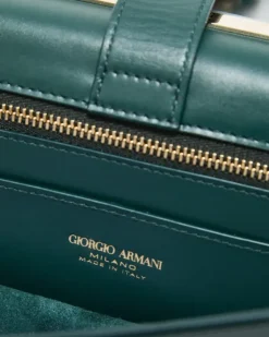 Clutch aus Leder GrüN