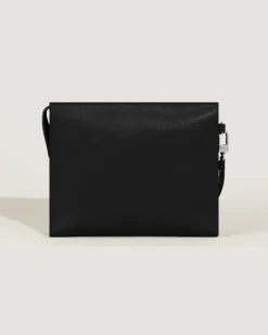 Clutch aus Sartorial Leder - Schwarz - Leder - MB198860 - Etuis
