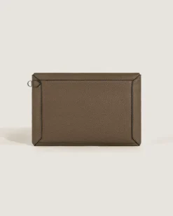 Clutch Montblanc Envelope - Haselnussbraun - Leder - MB220211 - Clutches